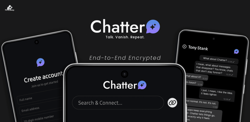 Chatter - End-to-End Real-Time Chatting App